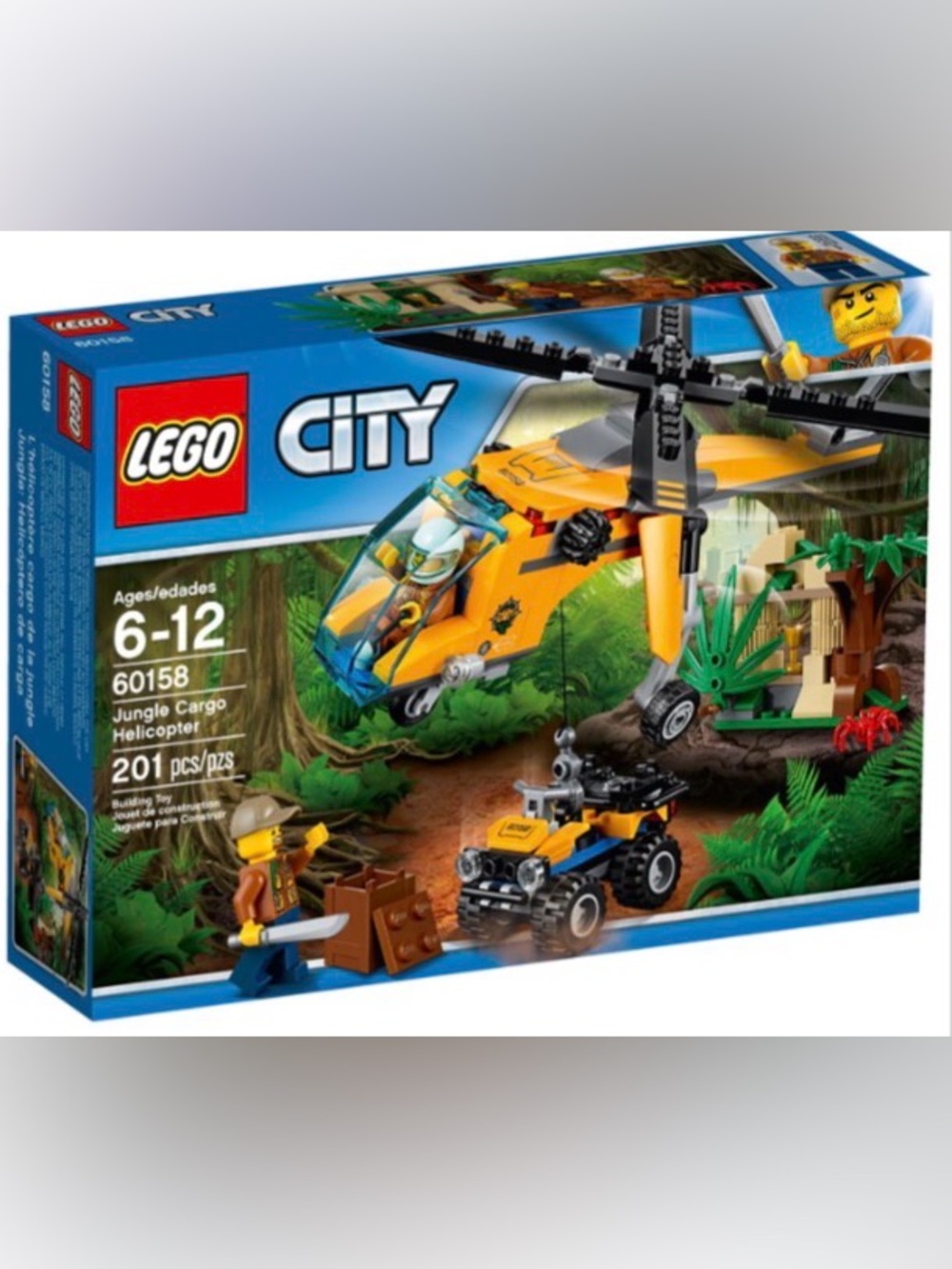 LEGO City set 60158 Jungle Cargo Helicopter